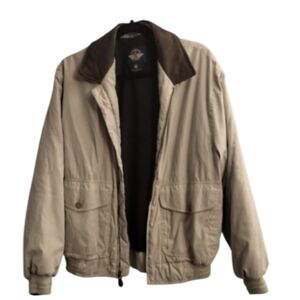 Dockers mens size medium tan bomber Jacket